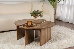 Skye Decor, Moira - Walnut, tavolino, noce, 100 % MELAMIN COATED SLIPBOARD, 90 x 41 x 90 cm