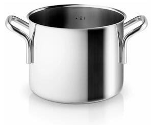 Eva Solo Pentola 2,2L 16cm Steel Line Inox Riciclato 90% Funziona su Gas Elettrico Induzione