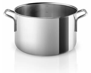 Eva Solo Pentola 6,5L 24cm Steel Line Inox Riciclato 90% Funziona su Gas Elettrico Induzione