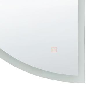 Specchio led da parete ovale ø 80 cm moderno contemporaneo mobile bagno trucco camera da letto Beliani
