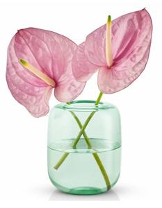 Eva Solo Acorn Vaso H16,5cm Mint Green Vetro Colorato Soffiato a Bocca