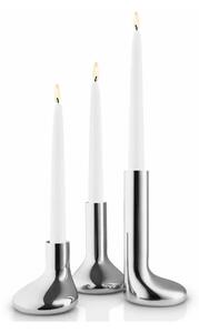 Eva Solo Mellow Set di 3 Candelieri Acciao Inox 3 Misure 8cm 12cm 16cm