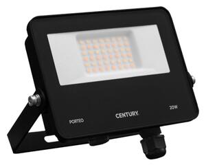 Century PTONE-209500 Porteo CCT Black Faro Led 20W 2710lm 3000K-4000K-6500K Interno Esterno IP65