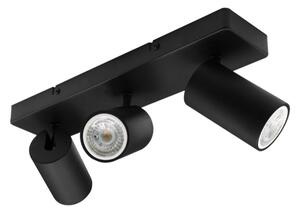 Century ENSN-3GU10 Enfasi Square Black 3 Faretti GU10 Ruotabili 360° Inclinabili 90°