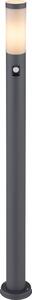 Globo Lighting luce da esterno in acciaio inox antracite, 1x E27