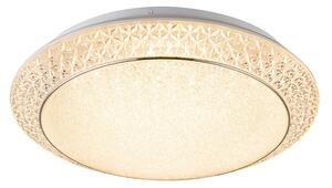 Plafoniera LED Ronja Bianco, satinato, chiaro