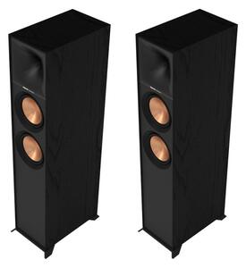 Klipsch R-600F Black Coppia Casse Pavimento 100W 2vie TwTromba2,5 2xW16,5 TractrixPort