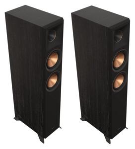 Klipsch RP-5000F II Ebony Black Coppia Casse Pavimento 100W 2vie TwTromba2,5 2xW13,3 2xTractrixPort