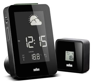 Braun BNC013BK-RC Black Orologio Digitale RadioControllato Stazione Meteo Temperatura Umidità SensEsterno Sveglia Snooze
