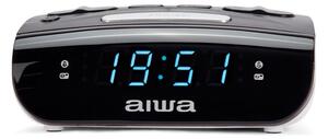 Aiwa CR-15 Black Radiosveglia FM 2x Sveglia Snooze Sleep