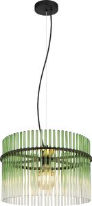 GLOBO Illuminazione lampada a sospensione GORLEY DH 40x150 cm nero sospensione