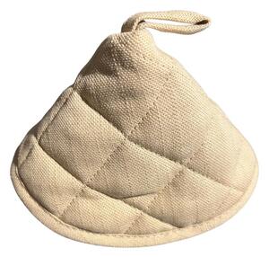 Maison Sucrée Presina Cappuccio Trapuntata Essenziale var.04 Tortora 11x8cm Misto Lino