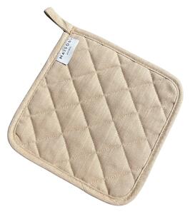 Maison Sucrée Presina Classica Trapuntata Essenziale var.04 Tortora 19x19cm Misto Lino