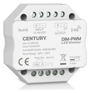 Century DIM-PWM Dimmer Single Color per Striscia Led 24V Push-Dim Abbinabile al Telecomando CTLRF