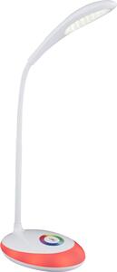 Lampada da tavolo LED RGB, con fareto orientabile, dimmer touch, altezza 48 cm, marca MINEA