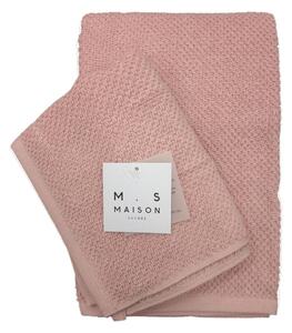 Maison Sucrée Asciugamani Viso e Ospite Pepe var.32 Cipria Spugna 100% Cotone
