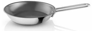 Eva Solo Padella 20cm Laser Titanium Inox Riciclato 90% Slip-Let Antiaderente x Gas Elettrico Induzione Forno