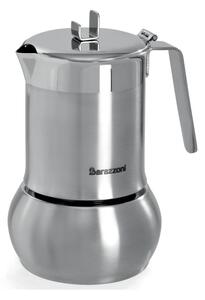 Barazzoni CaffeTummy Inox 4 Tazze 2 con Riduttore Diametro 10,4cm per Piani Induzione Gas Elettrico