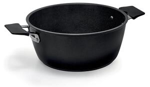 Barazzoni 33 Carati Casseruola 20cm 2,4L Alluminio Rivestitimento Diamantech Coperchio Gas Elettrico Induzione