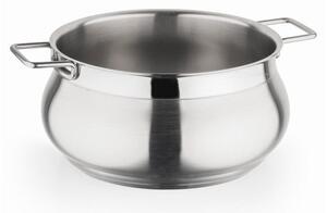 Barazzoni Tummy Casseruola 14cm 1,3L Acciao Inox 18/10 Fondo Triplen per Gas Elettrico Induzione