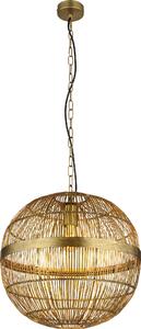 Lampada a sospensione Globo Lighting, finitura ottone anticato, 1 attacco E27