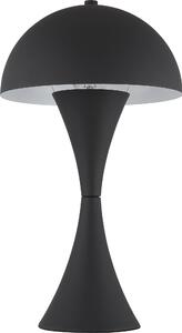 Lampada da tavolo, nero, metallo, H 36,1 cm