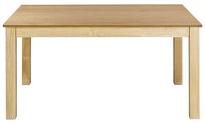 Tavolo da pranzo allungabile Legno chiaro MDF Legno di gomma 160/240 x 90 cm Gambe in legno Piano rettangolare impiallacciato Finitura naturale Cucina minimalista scandinava Beliani