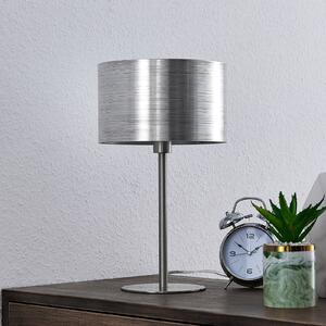 Lindby Dexin lampada da tavolo, argento metallico