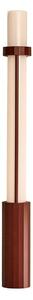 Applique a LED In Fine, rossa, altezza 65 cm, IP65 - DCW DCW, In Fine, dimmerabile, Rosso, Alluminio, Design