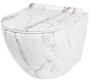 Vaso WC sospeso Rea Carlos Slim Rimless Aiax Shiny