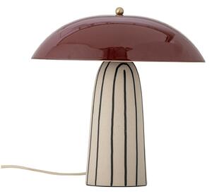 Lampade da tavolo Bloomingville, Arvid, Rosso, Camera da letto, Ceramica, Scandinavo