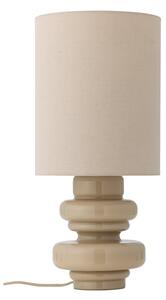 Lampada da tavolo Fabiola, color crema, vetro, altezza 51 cm - Bloomingville Bloomingville, Fabiola, Beige, Camera da letto, Vetro, Scandinavo