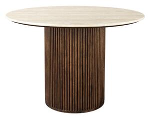 Tavolo da pranzo rotondo con piano in pietra ø 115 cm Arda – Dutchbone