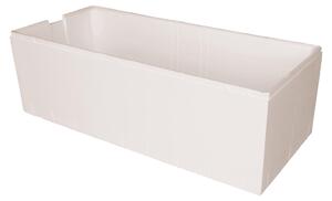 Supporto per vasca da bagno Calmwaters® 170 x 75 cm Modern Square, adatto per vasche da bagno rettangolari 170x75 cm, supporto in polistirolo, isolante acustico e termico, piastrellabile direttamente, supporto per vasca da bagno bianco, 03AX3359