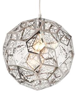 Lampadario a sospensione con filo ORION 1xE27/40W/230V cromo lucido