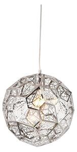 Lampadario a sospensione con filo ORION 1xE27/40W/230V cromo lucido
