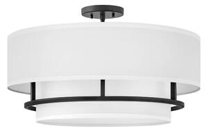 Lampada da soffitto nera/bianca Graham 4xE14 40W Hinkley
