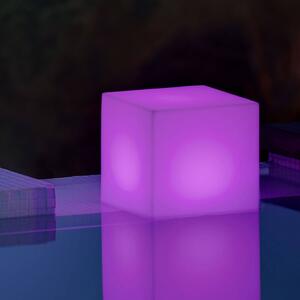 Newgarden lampada solare Cuby cubo, altezza 32 cm