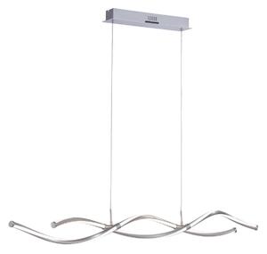 Q-MALINA Paul Neuhaus Lampada a sospensione, acciaio, 2x scheda LED da 20 W, 2700-5000 K, lampada da interno, IP20
