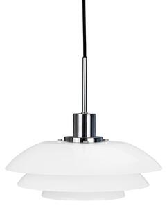 Lampada a sospensione LED, lampada a sospensione, lampada a soffitto a sospensione, lampada a sospensione per tavolo da pranzo, lampada a sospensione per salotto, design scandinavo, DL31 vetro opalino bianco