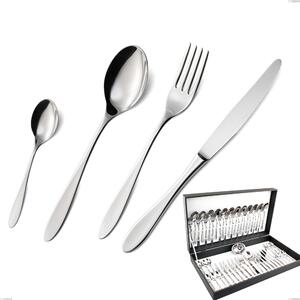 Astuccio 51 pezzi oasi, Acciaio inox Aisi 304 Posate Lucide, spessore 2 mm- posate