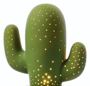 ONLI - Lampada da tavolo PORCELLANA 1xE14/6W/230V 27 cm cactus