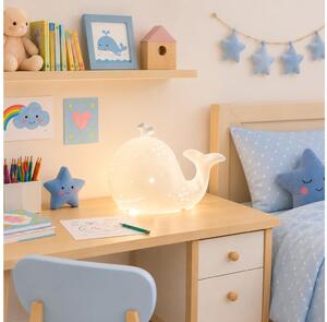 ONLI - Lampada da tavolo PORCELLANA 1xE14/6W/230V 16,2 cm balena