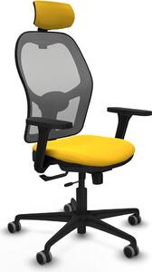 Sedia da ufficio con poggiatesta Jorquera Piqueras y Crespo 3D036G2 Giallo