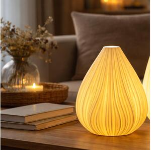 ONLI - Lampada da tavolo NUVIA 1xE14/6W/230V 25 cm bianca