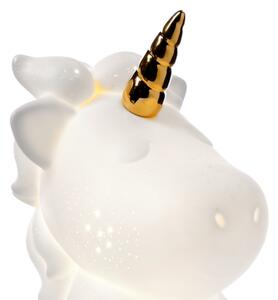ONLI - Lampada da tavolo PORCELLANA 1xE14/6W/230V 23,5 cm unicorno