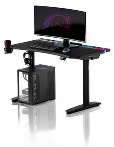 Scrivania gaming elettrica nera Diablo X-Forge 1200