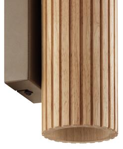 Brilliant - Lampada da parete LAKEWOOD 2xGU10/10W/230V marrone