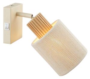 Brilliant - Faretto da parete ARLO 1xE27/20W/230V crema