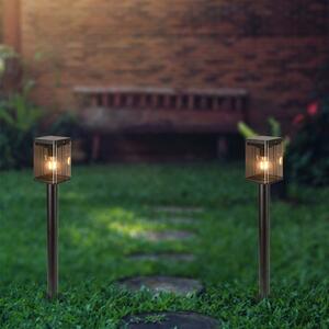 V-TAC VT-1134 Lampada led piantana Solare da giardino 2.5W con Sensore di Movimento a Microonde Nero 3000K IP54 - 23009